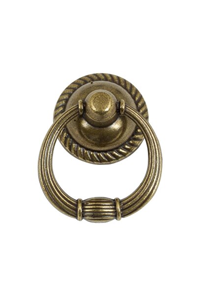 Arvax Rustik Sarkaç Halka Antik Sarı Lüks Mobilya Kulpu Mutfak Dolap Kapak Çe...