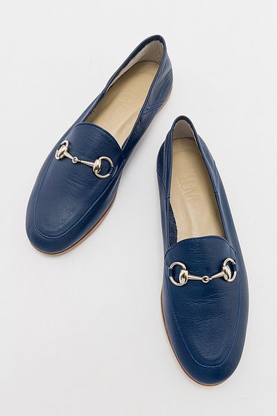Luvi F03 Marineblaue Damen-Ballerinas