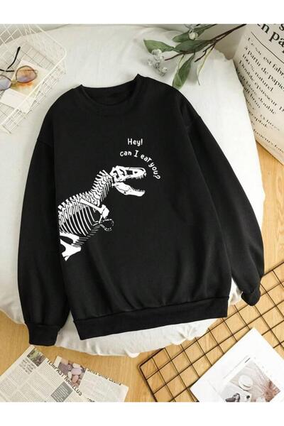 AEMİ Mogu li da vam pošaljem Štampano unisex Oversize kroj dukseve - okrugla ...