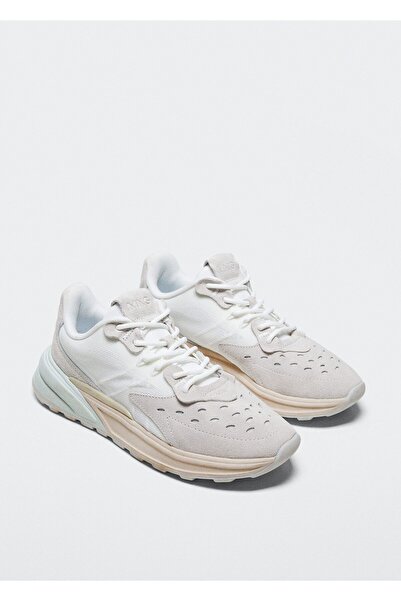 MANGO Woman White Women's Sneaker 37065132