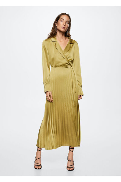 MANGO Woman Rochie de damă verde 37074017