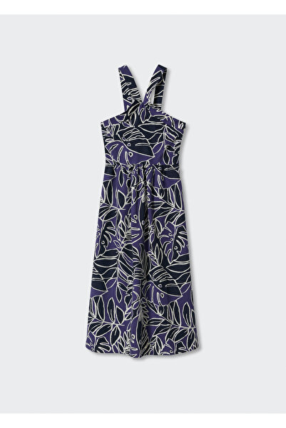 MANGO Woman Mavi Kadın Yetişkin Elbise  37054034