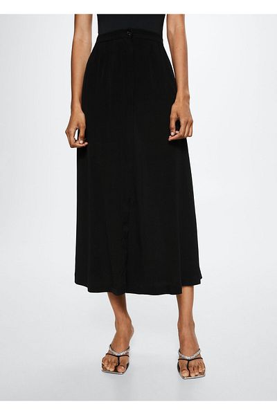 MANGO Woman Black Women's Skirt37084021