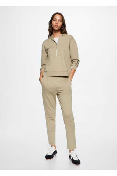 MANGO Woman KHAKI Women's Adult Sweatshirt37083839