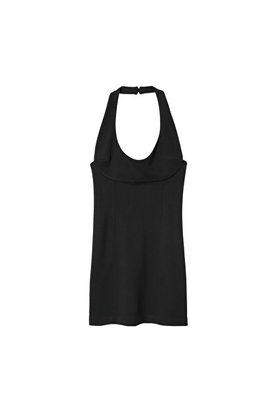 MANGO Woman Siyah Kadın Elbise  37065827