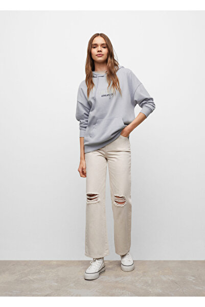 MANGO Kids Kız Çocuk Gök mavisi Sweatshirt