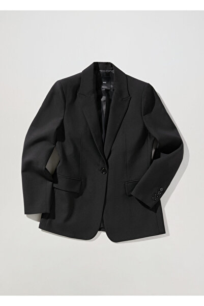 MANGO Woman Siyah Kadın Blazer Ceket 37035944