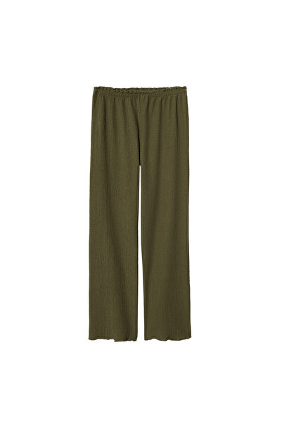 MANGO Woman HAKİ Kadın Yetişkin Pantolon  37075925