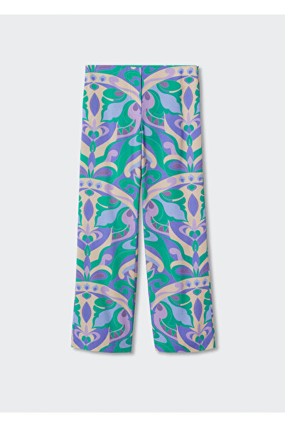 MANGO Lila Kadın Pantolon 37081304