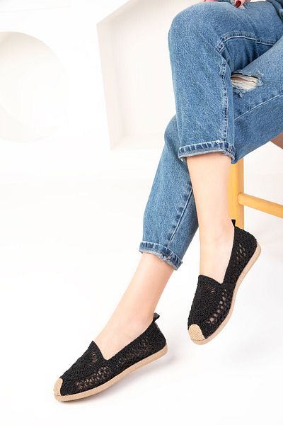 SOHO Women's Black Ballerinas 18050