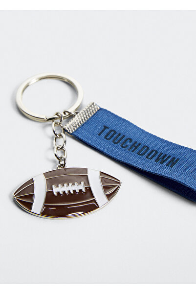 MANGO Kids Erkek Çocuk Gümüş Anahtarlık