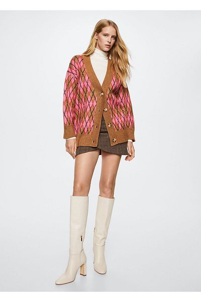 MANGO Woman Csokoládé női szoknya37076717