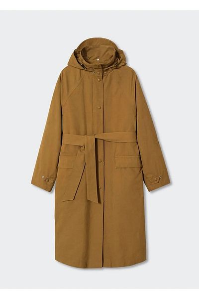 MANGO Woman Коричнева жіноча парка 37067715