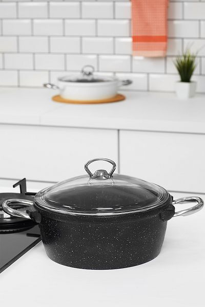 Taç Vision Casting Deep Pot 20 cm Μαύρο