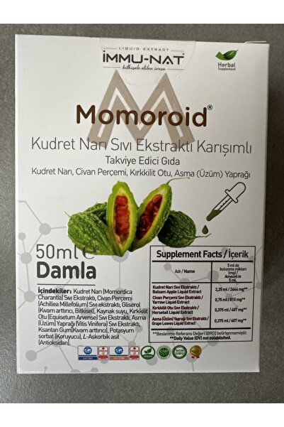 İmmu-Nat Momoroid Kudret Narı Sıvı Ekstraktı Karışımı 50 ml