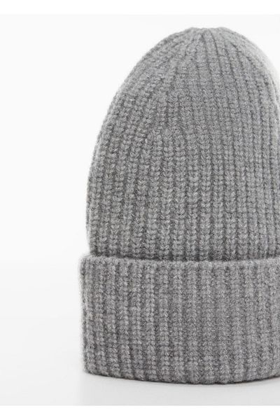 MANGO Man Πλεκτό Beanie Rubber