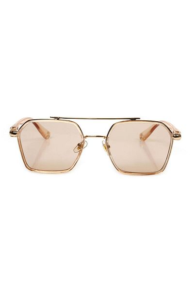 TomyHelf Rose Frame Pink Glass Women's Sunglasses 0039c5c