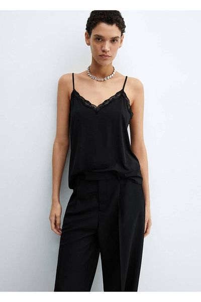 MANGO Woman Lace Blouse