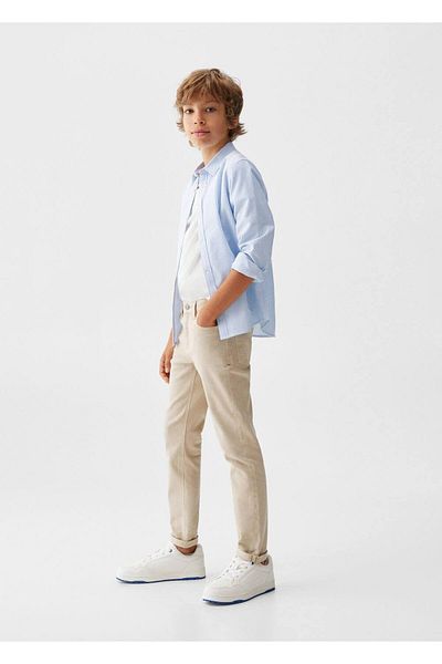 MANGO Kids Tricou Albastru Pentru Copii