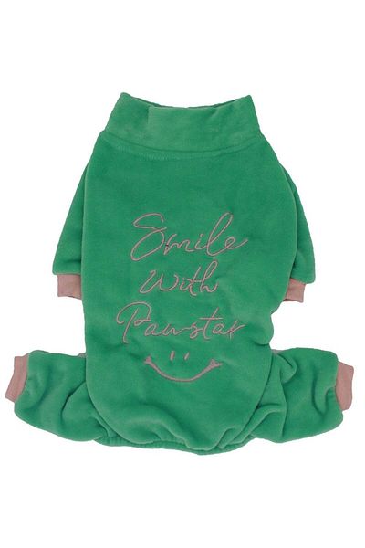 Pawstar Mint Smile Jumpsuit Small and Medium Breed