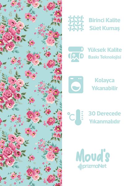 Moud's Покривка за маса Madame Spring с шарки от велур Carefree