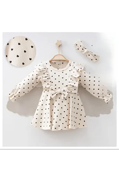 Manj Baby Bow Romper Dress