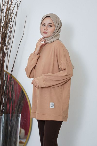 ASES تونيك نسائي منسوج بأساور