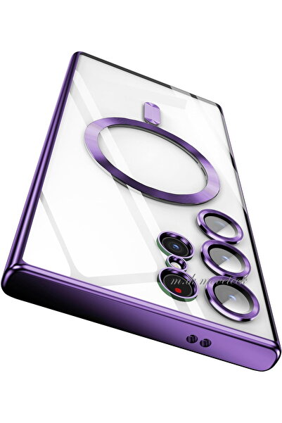 m.tk moveteck Samsung Galaxy S24 Ultra 5g Kılıf Magsafe Wirelles Şarj Destekl...