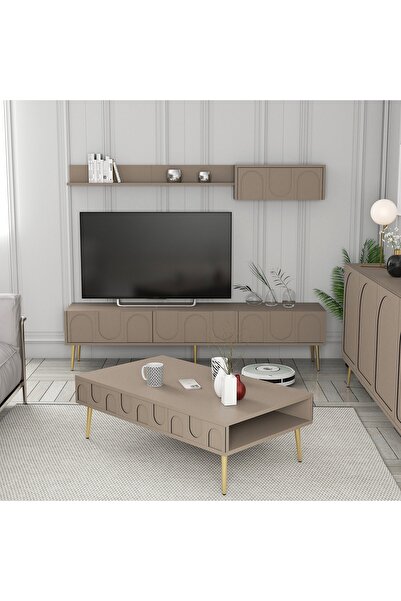 Variant Mobilya 2li Salon Takımı - Atlas / Altın