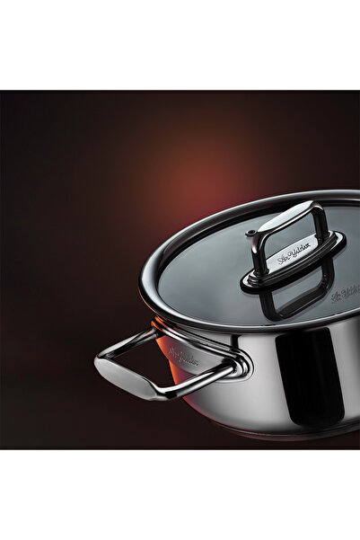 Aryıldız Colombus Stainless Steel Short Pot 26 cm