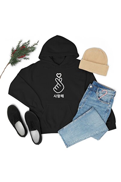 DAXİS Sportwear Company Unisex Κορεάτικο εμπριμέ φούτερ με κουκούλα Daxis Spo...