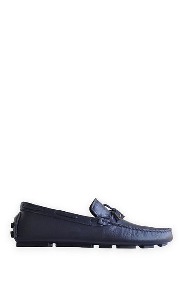 DOKA Genuine Leather Loafer Shoes570357 Navy Blue