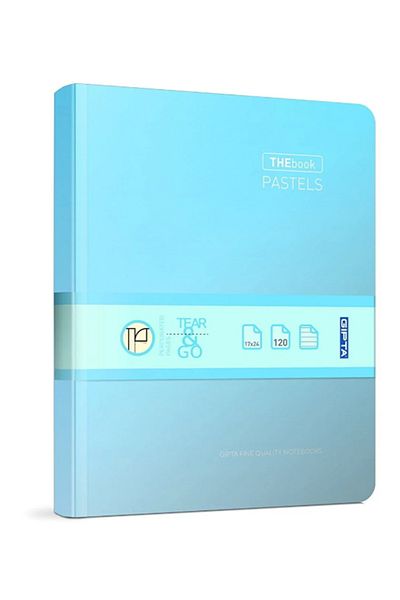 Gıpta Pastel 17x24 120 Sheets Ruled Notebook with Hard Cover - The Book