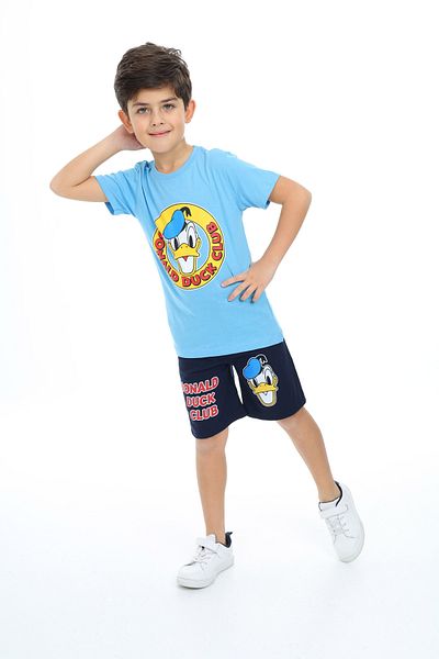 e-çocuk Donald Duck Printed Boys' Set - Top and Bottom Set 2017