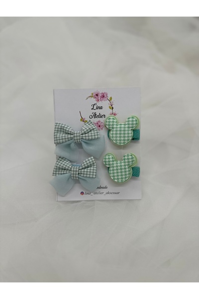 Mickey Set Çocuk Pens Toka