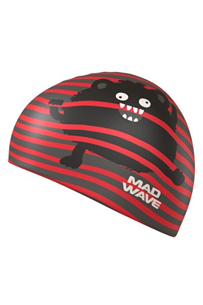 Mad Wave Silicone Children's Cap (Red)