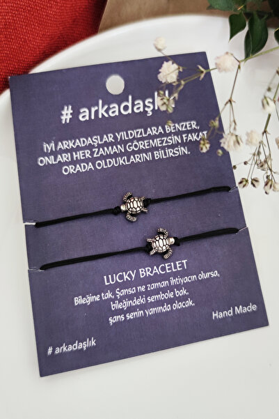 DM AKSESUAR Caretta Caretta Arkadaşlık Ve Şans İp Bileklik