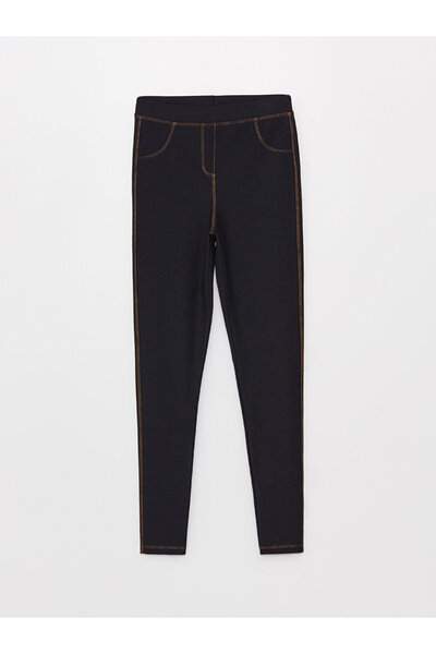 LC Waikiki Beli Lastikli Basic Kız Çocuk Tayt Pantolon