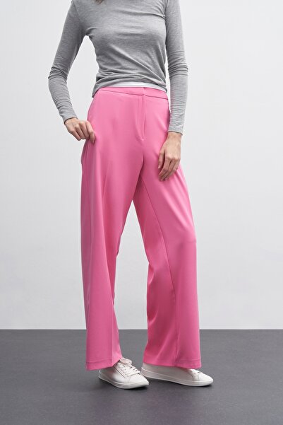 EBU Prive Ženska Palazzo pantalone roza