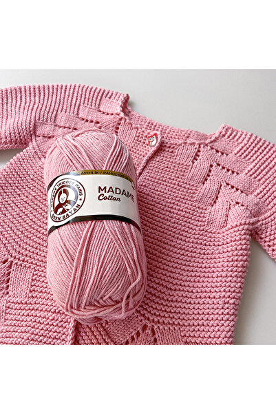 Ören Bayan Knitted Madame Cotton Hand Knitting Thread 100 gr 3 Pieces Color 024 Light Coral
