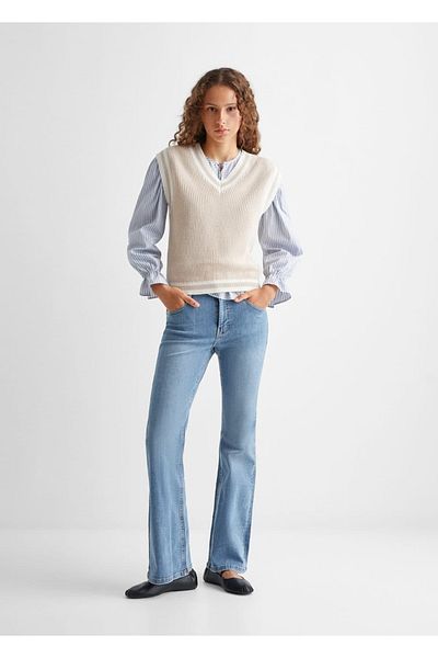 Mango Teen Blugi Albastru Pentru Copii
