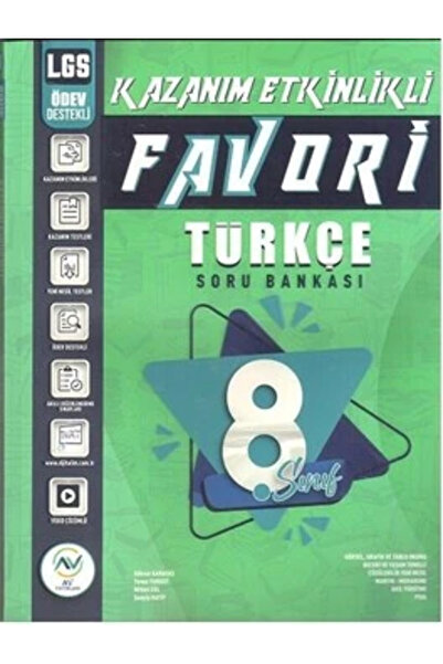 Ankara Yayıncılık 2024 Baskı Av LGS 8. Sınıf Türkçe Kazanım Etkinlikli Favori...