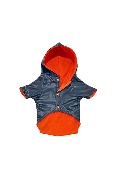 Patte Zone Rain Orange - Large Breed Dog Raincoat