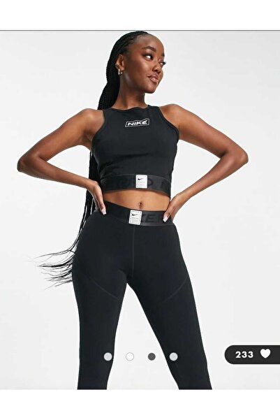 Nike Pro Dri-fit Essential Slim Crop Training Kadın Atlet Cngstore