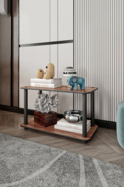 messer Dekoratif MASİVO KİTAPLIK 2 Katlı 30x60 Dikdörtgen Çok Amaçlı Raf MADR...