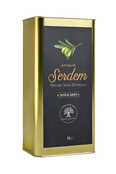 ayvalık serdem Yemeklik Naturel Birinci Zeytinyağı Filtresiz (5 LT)- 2024-202...
