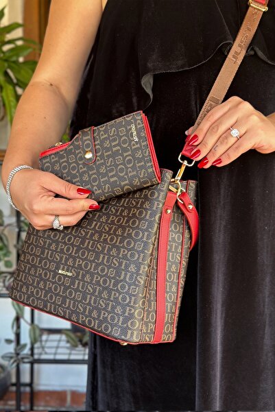 Just Polo Women's Shoulder Bag - Casual, 2 Straps, Large Oversized Shoulder B...