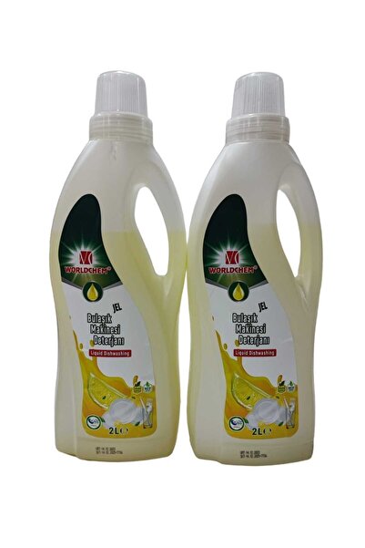 Worldchem منظف سائل لغسالة الأطباق سعة 2 لتر * مجموعة من 2