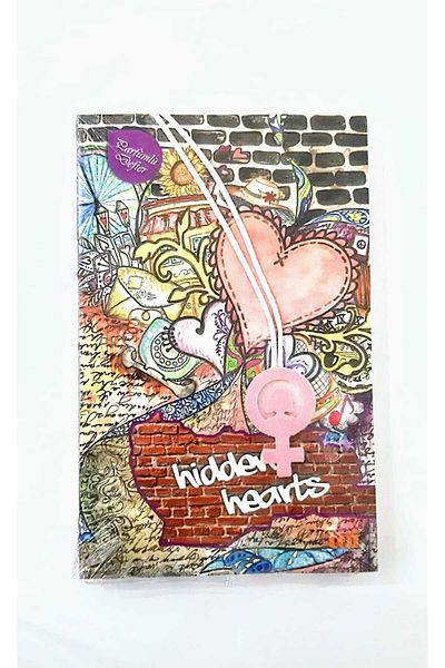 Toi Semn de carte parfumat Mottolu Notebook'HEARTS HIDDEN' 100 de coli cu riglă