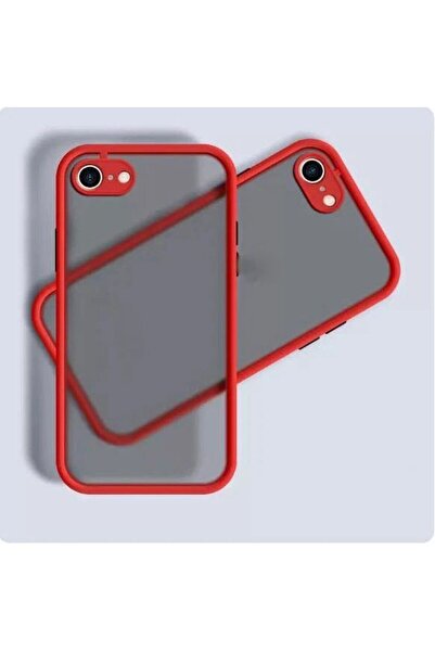 Rivor Apple Iphone 7-8-se Uyumlu Kılıf 3d Kamera Korumalı Buzlu Renkli Sert S...